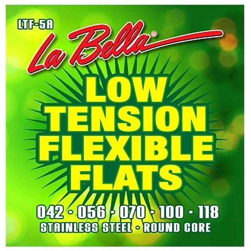 La Bella LTF-5A Low Tension Flexible Flats, 5-String 43-118