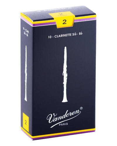 Vandoren CR102 Traditional Bb Clarinet Reed - 2.0 (10-pack) 2\