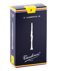 Vandoren CR103 Traditional Bb Clarinet Reed - 3.0 (10-pack)