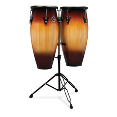 LP Aspire 10-inch and 11-inch Vintage Sunburst Conga Set with Double Stand LPA646-VSB