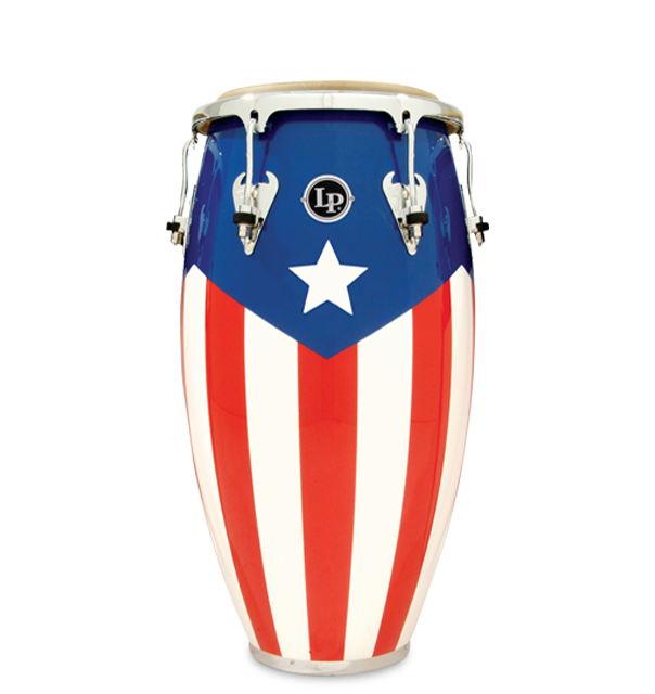 Latin Percussion City Series Conga Set with Stand - 10/11 inch Natural Gloss LP646NY-AW