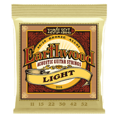 Ernie Ball 2004 Earthwood 80/20 Bronze Acoustic Guitar Strings - .011-.052 Light