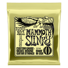 Ernie Ball 2214 Slinky Nickel Wound Electric Guitar Strings - .012-.062 Mammoth Slinky