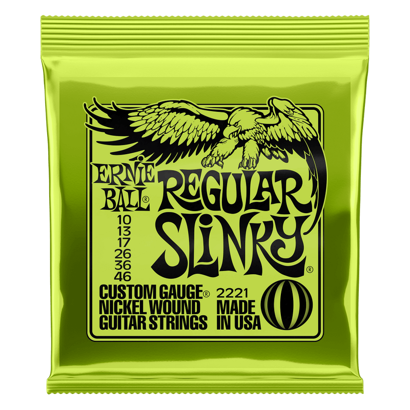 Ernie Ball 2222 Hybrid Slinky Nickel Wound Electric Guitar Strings - .009-.046 P02222