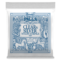 Ernie Ball 2403 Ernesto Palla Clear & Silver Nylon Classical Guitar Strings - Medium Tension