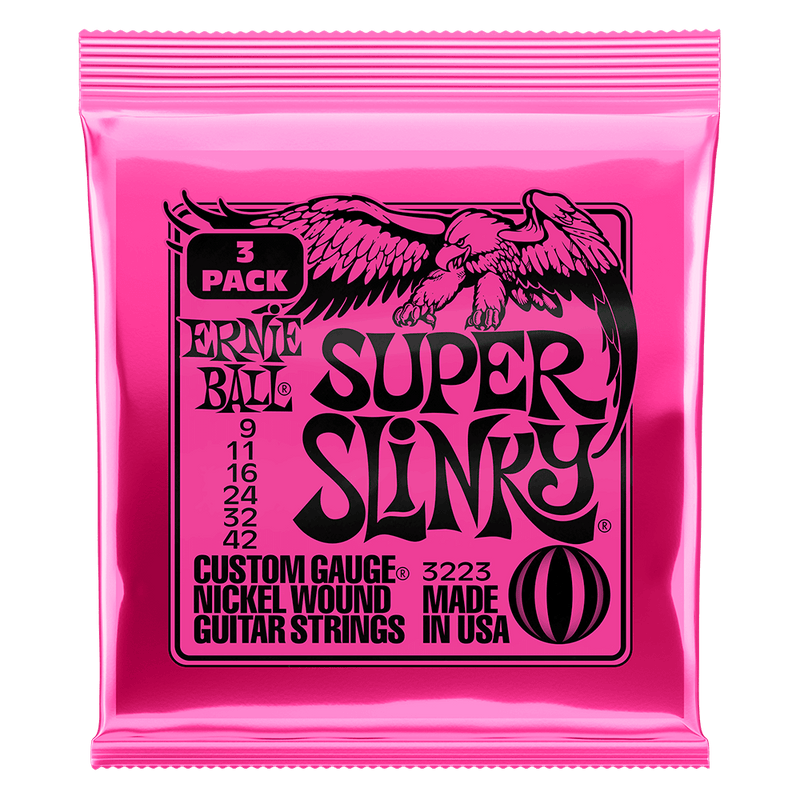 Ernie Ball 2222 Hybrid Slinky Nickel Wound Electric Guitar Strings - .009-.046 P02222