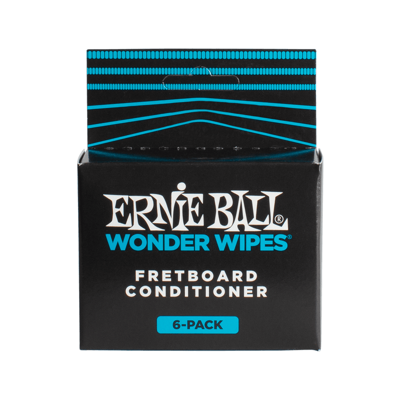 Ernie Ball Wonder Wipes Fretboard Conditioner 6-pack