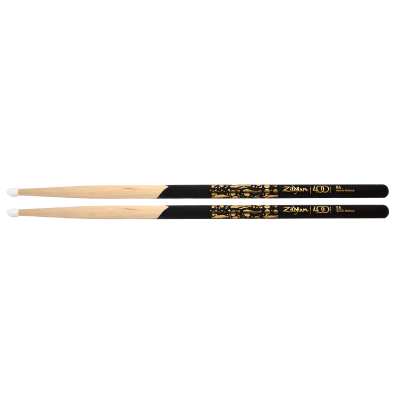 Zildjian 5A Limited Edition 400th Anniversary Classical Nylon Dip Drumsticks