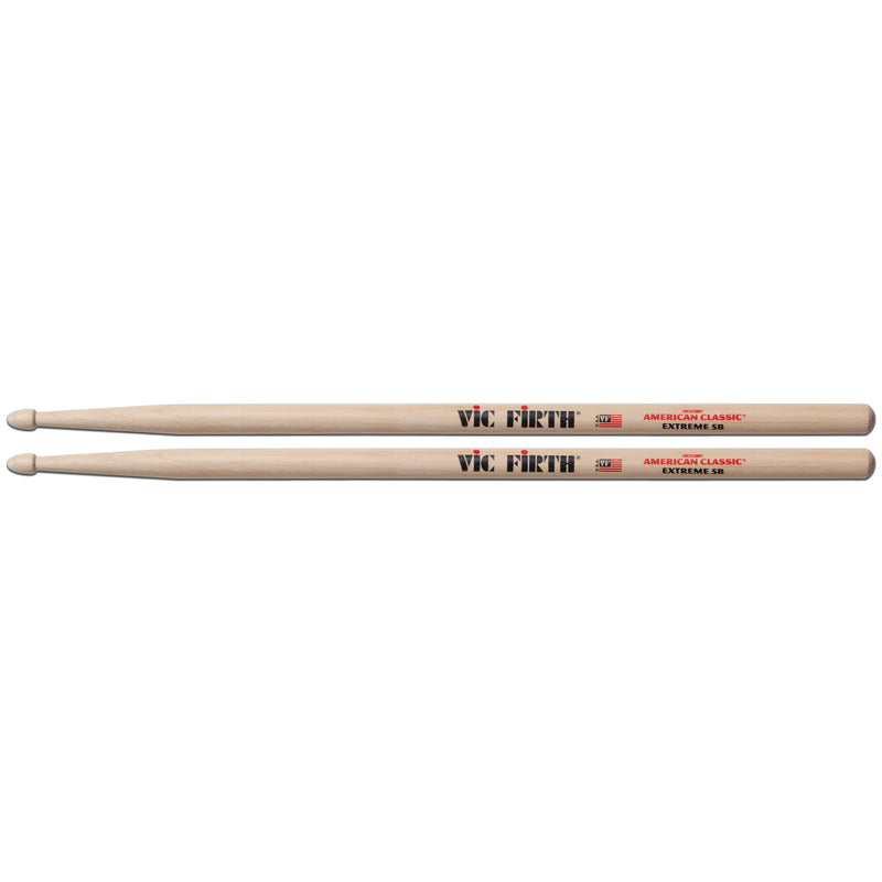 Vic Firth American Classic Drumsticks - Extreme 5B - Wood Tip