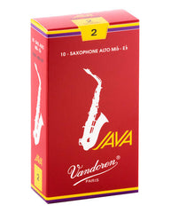 Vandoren SR262R - JAVA RED Alto Saxophone Reeds - 2 (10-pack)