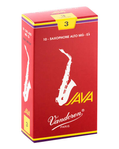 Vandoren SR263R - JAVA RED Alto Saxophone Reeds - 3 (10-pack) (Copy)