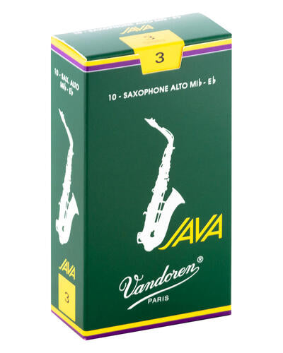 Vandoren SR263 - JAVA Green Alto Saxophone Reeds - 3.0 (10-pack)