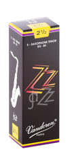 Vandoren SR4225 - ZZ Tenor Saxophone Reeds - 2.5 (5-pack)