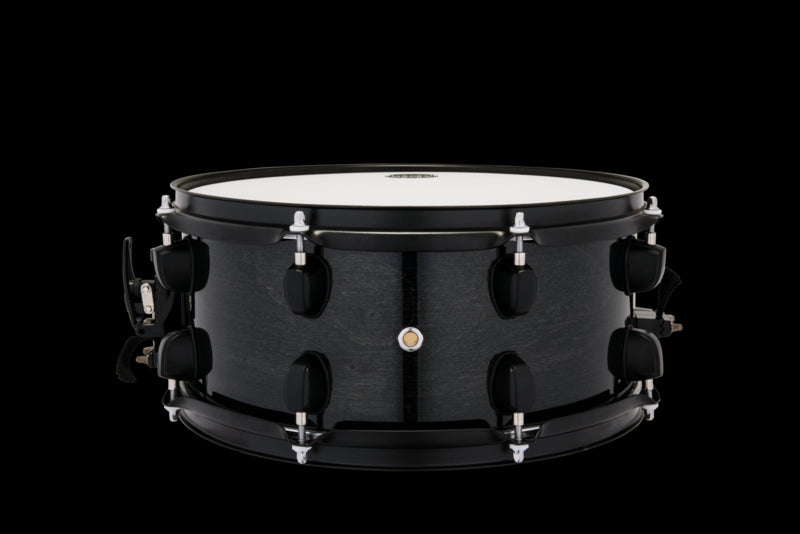 Mapex Comet Series 5-Piece Drum Set with Hardware, Cymbals and 22" Bass Drum - Ebony Yellow Grain