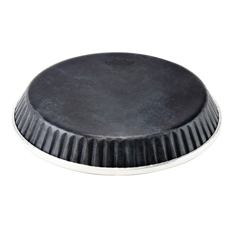 Remo Conga Drumhead, Symmetry, 11.06" D2, Skyndeep, 'Black Calfskin' Graphic