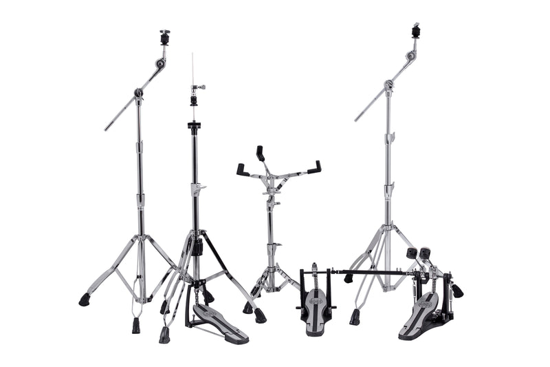 Mapex H800EB Armory Series Double Braced Hi-Hat Stand - Black Plated - 3-leg