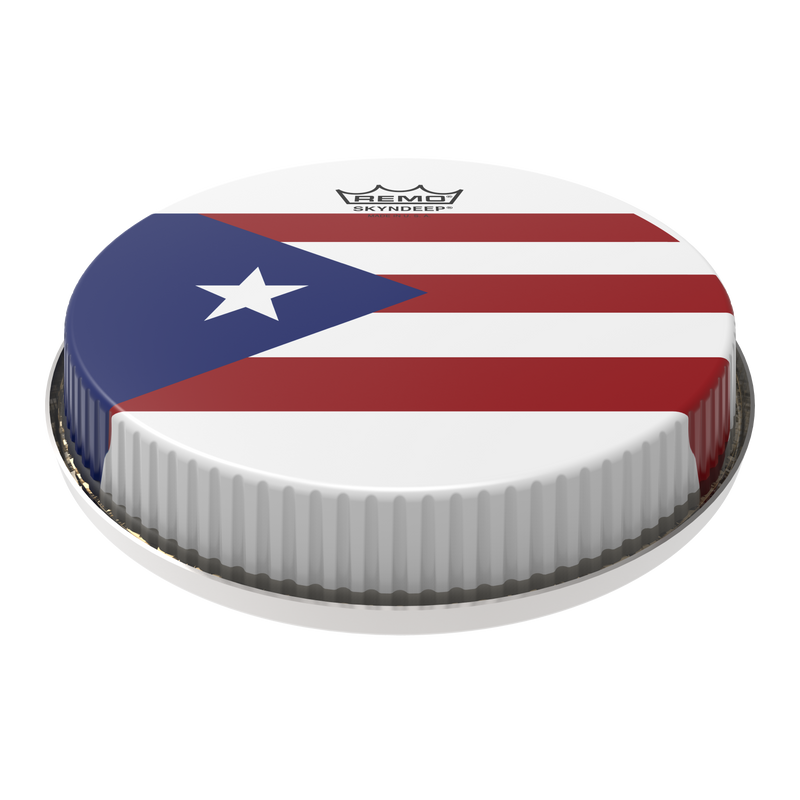 Remo Bongo Drumhead, R-Series, 9.00", Skyndeep, 'Calfskin' Graphic