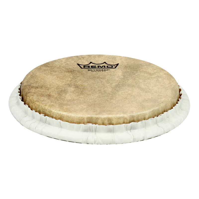 Remo Conga Drumhead, Symmetry, 9.75" D3, Skyndeep, 'Black Calfskin' Graphic