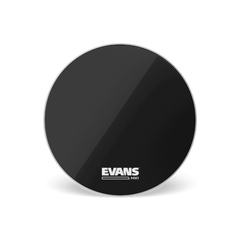 Evans MX1 Black Marching Bass Drumhead - 30 inches