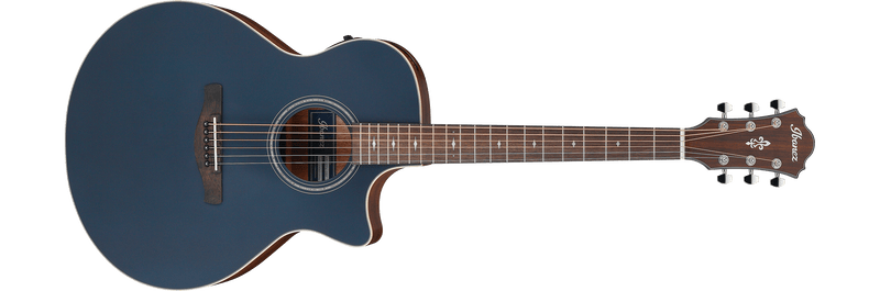 Ibanez AE100 Acoustic-electric Guitar - Dark Tide Blue Flat