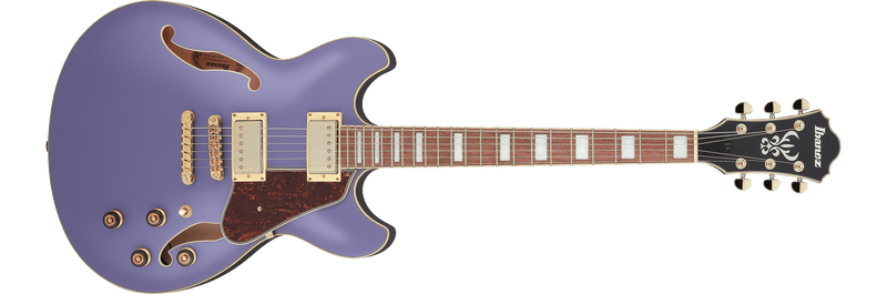 Ibanez Artcore AS73G Semi-hollow Electric Guitar - Metallic Purple Flat