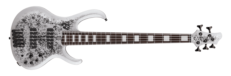 Ibanez 25th-anniversary BTB Standard 5-string Electric Bass Guitar - Silver Blizzard Matte