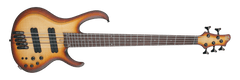 Ibanez BTB Bass Workshop Multi-scale 5-string Electric Bass - Natural Browned Burst Flat
