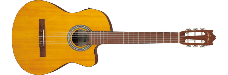 Ibanez GA3ECE Nylon-string Acoustic-electric Guitar - Open Pore Amber