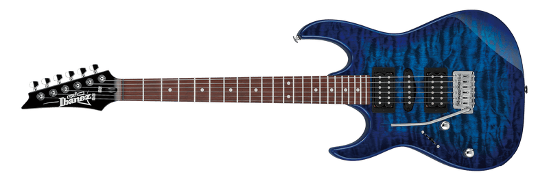 Ibanez Gio GRX70QA Electric Guitar Left handed - Transparent Blue Burst