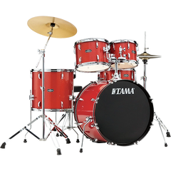 Tama Stagestar 5-piece Complete Drum Set - Candy Red Sparkle