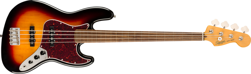 Squier Classic Vibe '60s Fretless Jazz Bass - 3-Tone Sunburst