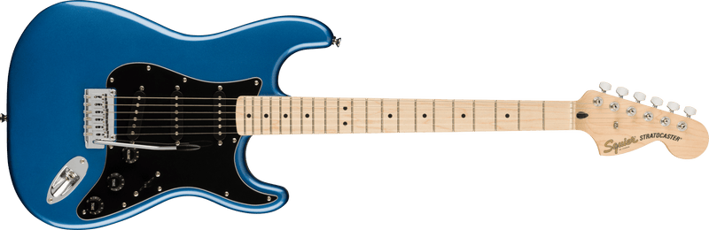 Fender Affinity Series™ Stratocaster®, Maple Fingerboard, Black Pickguard, Lake Placid Blue