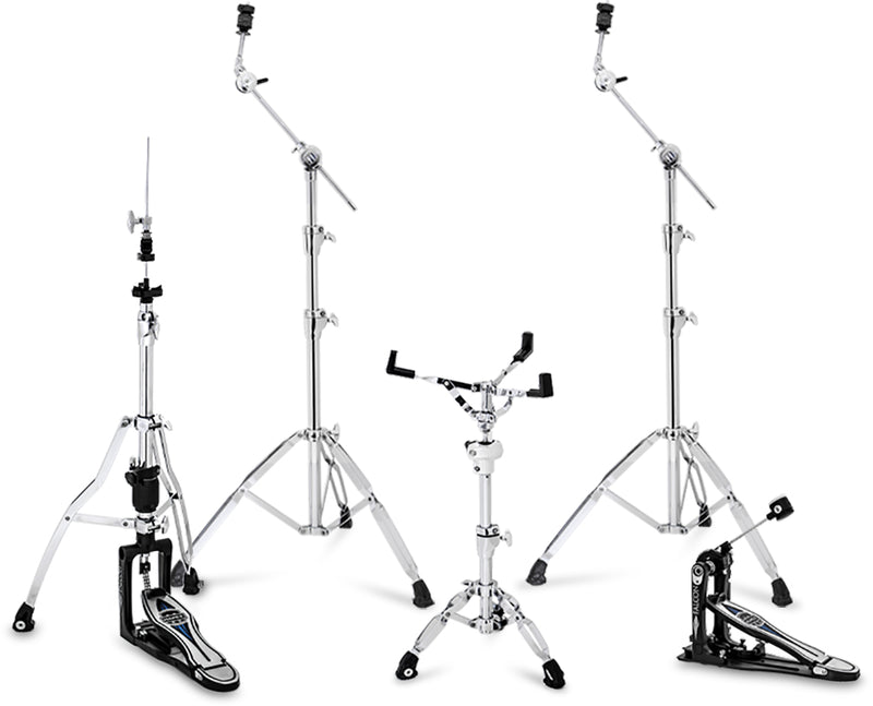 Mapex HP4005 5-piece Venus 400 Series Hardware Pack with Single Pedal - Chrome-plated