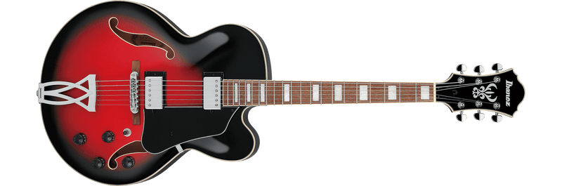 Ibanez Artcore AF75 Hollowbody Electric Guitar - Transparent Red Sunburst